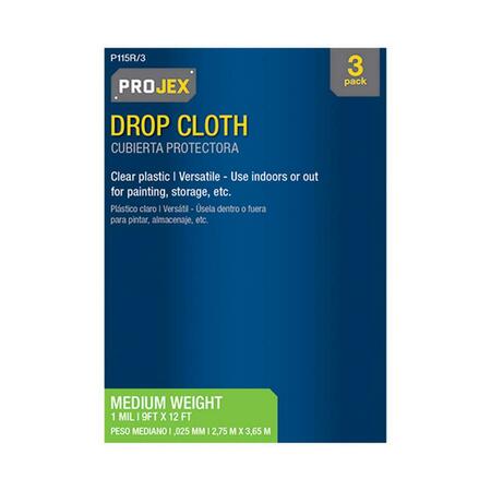 PROJEX 1 mil Plastic Drop Cloth 1560291